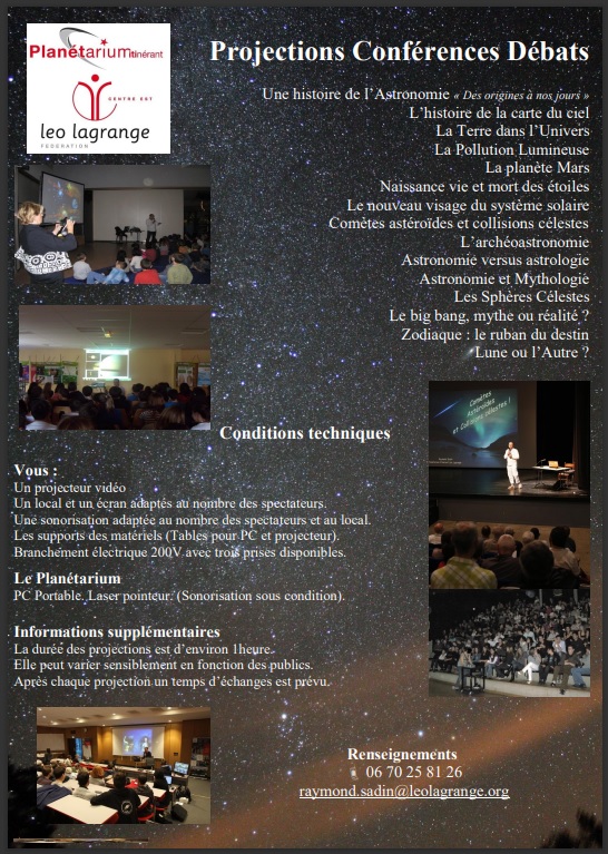 You are currently viewing Liste des conférences du Planétarium