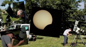 Lire la suite à propos de l’article Mardi 25 octobre Eclipse Partielle de Soleil